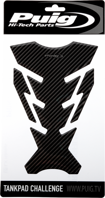 Puig Hi-Tech Parts Challenge Tank Pad - Carbon 21752C