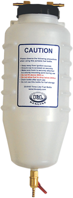 K&L Supply Fuel Injected Rated Fuel Bottle - 3 Liters 35-8165