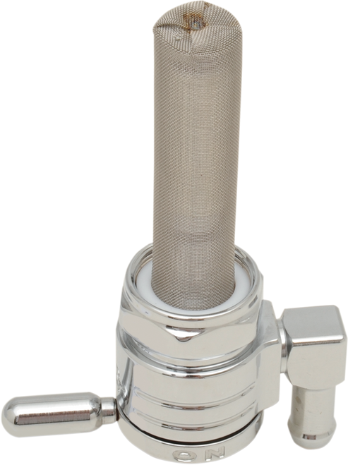 Golan Products "Click-Slick" Fuel Petcock - Downward - Chrome - 22Mm 76-312D-CS