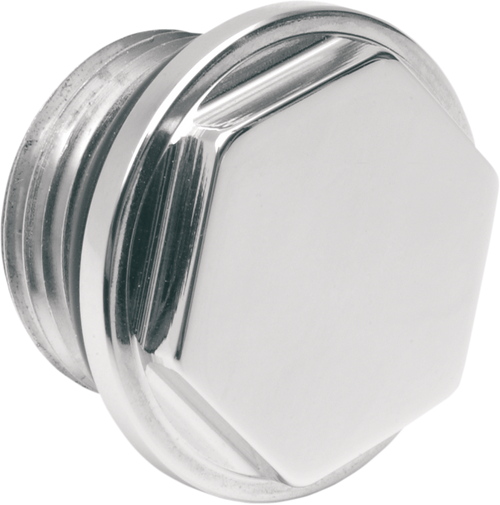 Drag Specialties Fuel Tank Outlet Plug - Chrome 0705-0054