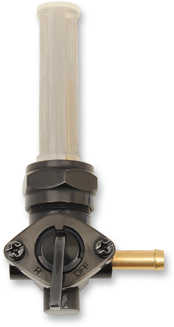 Drag Specialties Fuel Petcock - Rear - Gloss Black - 22 Mm 0705-0308