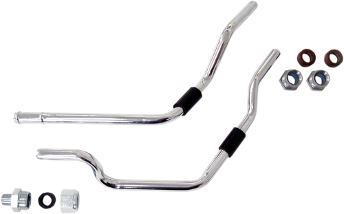 Drag Specialties Oil Filter Line Kit - Chrome - Touring 0711-0221