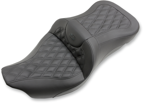 Saddlemen Extended Reach Roadsofa Seat - Lattice Stitched - Without Backrest - Fl '08-'24 808-07B-184