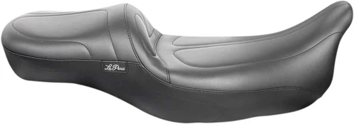 Le Pera Maverick Daddy Long Legs Seat - Black - Stitched - Fl '08-'23 LK-957DLT