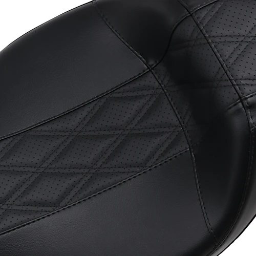 Le Pera Outcast Daddy Long Legs Seat - Full-Length - W/O Backrest - Black W/Black Double Diamond - Fl LK-987DLGT2
