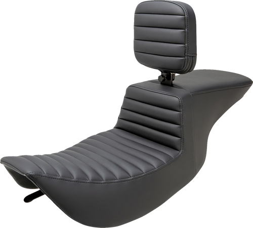 Saddlemen Tour Step-Up Seat - Rider Backrest - Tuck-N-Roll - Flhr/Flhx '97-'07 897-06-191BR