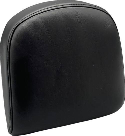 Le Pera Sissy Bar Pad - Small - Smooth - Shiny Black L-SBP03S-SH