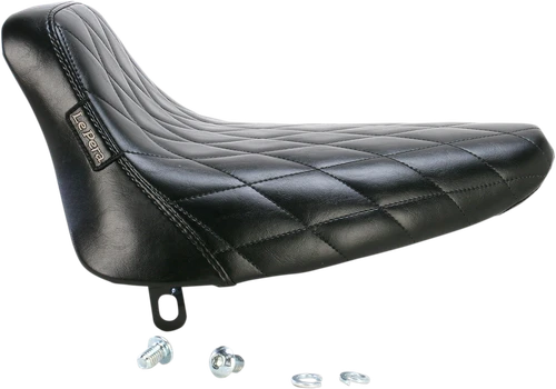 Le Pera Bare Bones Solo Seat - Diamond Stitch - Black - Softail '84-'99 LN-007DM