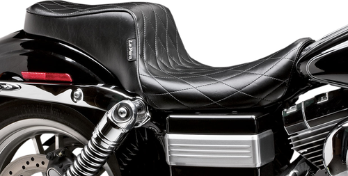 Le Pera Cherokee Seat - Diamond Pleated - Black - Fxdwg '96-'03 LN-023DM