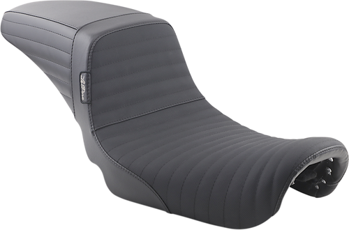 Le Pera Kickflip Daddy Long Legs Seat - Pleated W/ Gripp Tape - Black - Fx '06-'17 LK-591DLPTGP