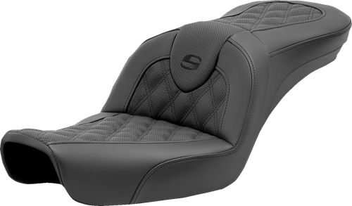 Saddlemen Roadsofa Seat - Lattice Stitch - Without Backrest - Fxd '96-'03 896-04-182