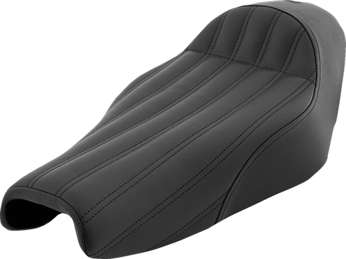 Saddlemen Knuckle Solo Seat - Ribbed - Black - Xl '04-'20 807-11-0023