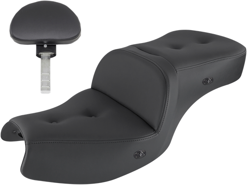 Saddlemen Pillow-Top Heated Roadsofa Seat - With Backrest I20-06-181BRHCT