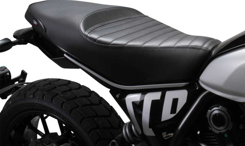 Sargent World Sport Performance 2-Up Seat - Vintage Pleat - Scrambler '23-'25 WS-707-PL