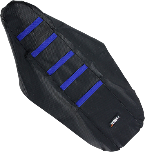 Moose Offroad Ribbed Seat Cover - Black Cover/Blue Ribs - Yamaha Yz250/450 '03-'05 YZF25003-332RT