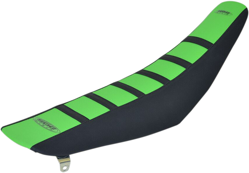 Sdg 6-Ribbed Seat Cover - Black Ribs/Green Top/Black Sides 95941KGK