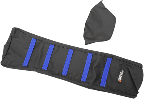 Moose Offroad Ribbed Seat Cover - Black Cover/Blue Ribs - Yamaha Wr/Yz '18-'24 YZF45018-332