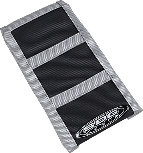 Sdg 6-Ribbed Seat Cover - Gray Ribs/Black Top/Gray Sides 95940XKX