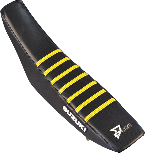 D'Cor Visuals Seat Cover - Black/Yellow - Rm '01-'08 30-40-126
