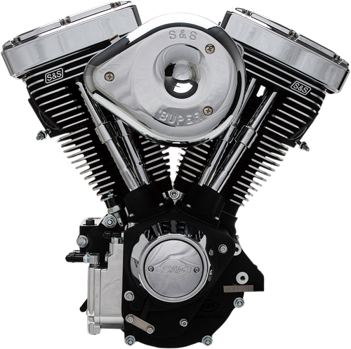 S&S Cycle V80R Series Engine - Black - Custom Chassis | Evolution Big Twin 31-9150