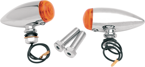 Pro-One Perf.Mfg. Bullet Marker Light - Chrome/Smooth 400350