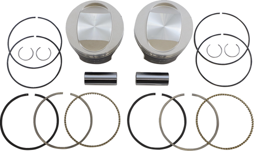 Wiseco Tracker Series Piston Kit - 3.937" - 88/95 Cubic Inch Bored To 97 Cubic Inch - Standard - Twin Cam K0209PS