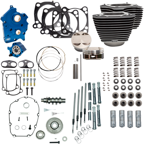 S&S Cycle 128" Power Package Engine Performance Kit - Gear Drive 310-1102A