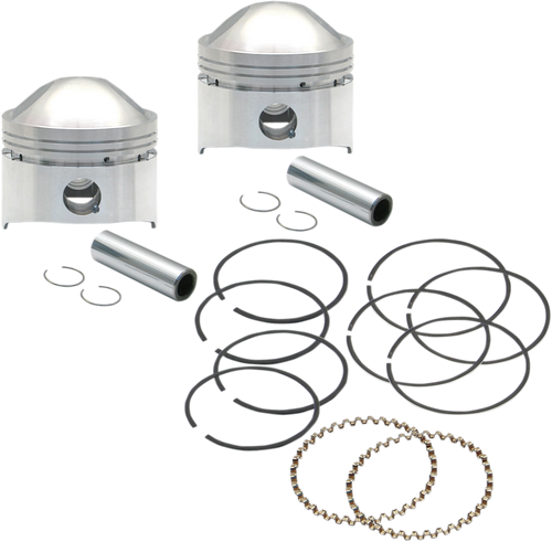 S&S Cycle Piston Kit - High Compression - 80" Stock Motor - +.010 106-5520