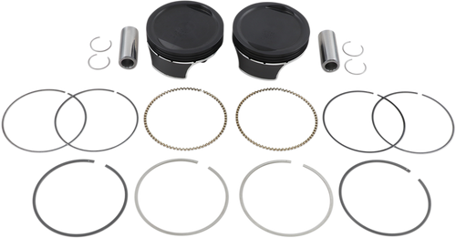 Wiseco Piston Kit - 3.875" - 103 Cubic Inch | 96 Cubic Inch Bored To 103 Cubic Inch - Twin Cam K2788