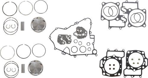 Vertex Top End Piston Kit - 76.96 Mm - Kawasaki Kx250F VTKTC23646B