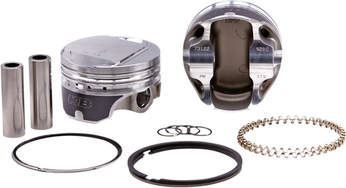 Kb Performance Piston Kit - 3.498" +0.005" - 9.5:1 Cr - Evolution Big Twin KB920C.005