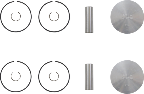 Wossner Piston Kit - 66.37 Mm - Arctic Cat K7032DA-2