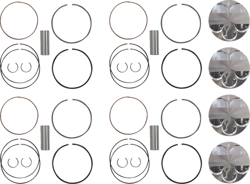 Wossner Piston Kit - 73.95 Mm - Yamaha K7502DA-4