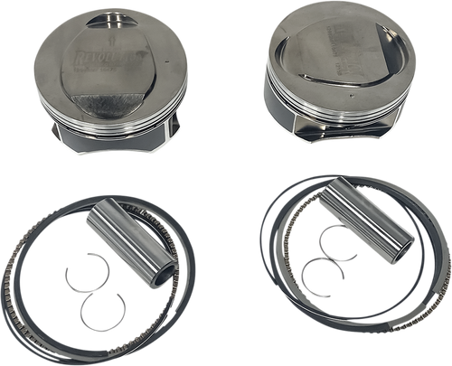 Revolution Performance, Llc Piston Kit - Domed - For 124R Big Bore Cylinder Kit - 120R Screamin Eagle RP301-124WR