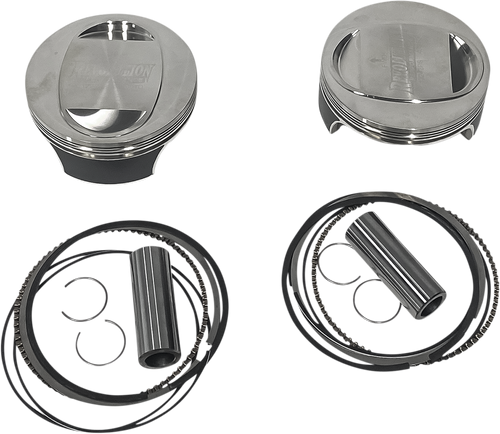 Revolution Performance, Llc Piston Kit - Domed - For 117" Monster Big Bore Cylinder Kit - Twin Cam RP301-119WD