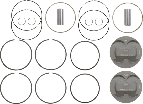 Kb Performance Piston Kit - 4.250" Standard - 11.8:1 Cr - 124" Big Bore - 107" M8 KB595LCA.STD