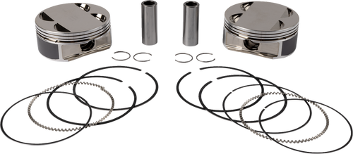 S&S Cycle Big Bore Piston Kit - 128" - +.010 - M8 920-0142