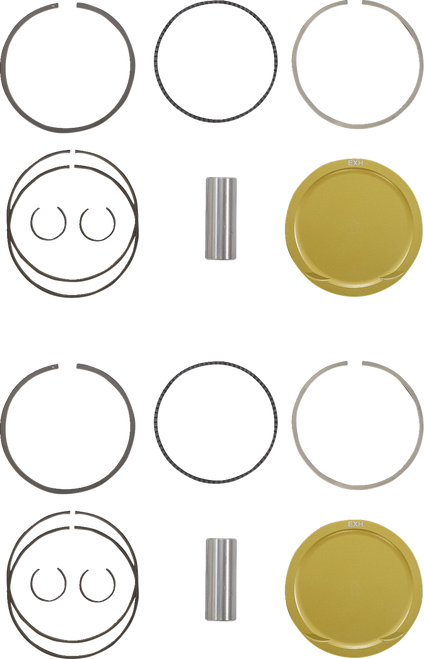 Je Pistons Piston Kit - 93.00 Mm - 9.0:1 Cr - Polaris Rzr Xp Turbo 379457