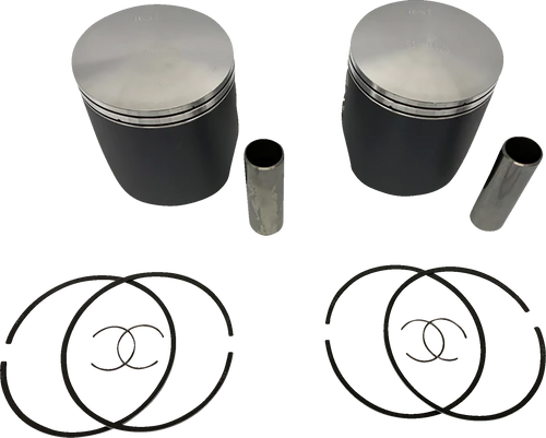 Wossner Piston Kit - 81.86 Mm - Ski Doo 800 P-Tec Engine Type K7081DA-2