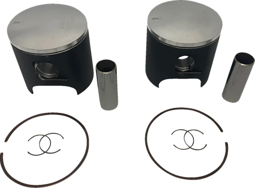 Wossner Piston Kit - 70.37 Mm - Ski Doo 809 Engine Type Mach Z Triple K7082DA-3
