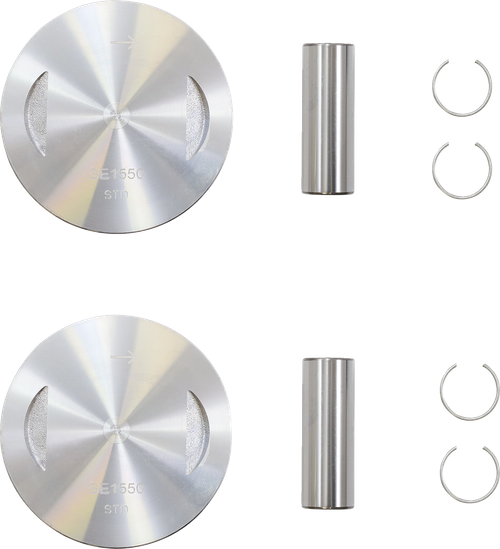 Drag Specialties Piston Kit - +.010" - Twin Cam 0911-0082