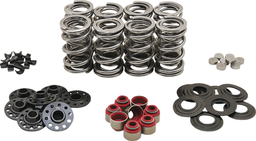 Kibblewhite Valve Spring Kit - Rocker Shim Conversion - Dual Springs - H.T. Steel Retainers - M8 20-23450