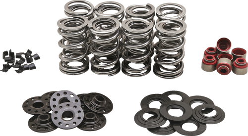 Kibblewhite Valve Spring Kit - Lightweight Racing - 0.630" Lift - H.T. Steel Retainers - M8 20-23850