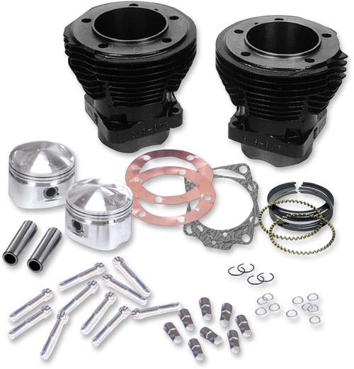 S&S Cycle 3-5/8" Big Bore Cylinder And Piston Kit 91-9001