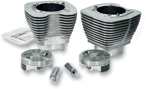 Revolution Performance, Llc Cylinder Kit - Monster Big Bore - 100" - Black W/Highlighted Fins - Evolution Big Twin '84-'99 RP201-210W
