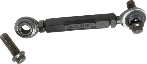 Alloy Art Adjustable Stabilizer Link - Front - Black Anodized - Touring CFL-2