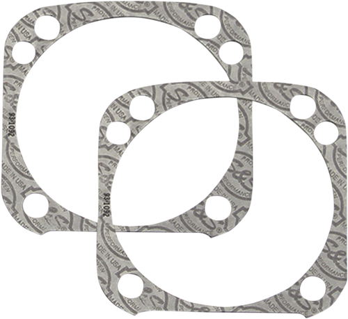 S&S Cycle Base Gaskets - Front Or Rear 4.125" - Stk - '99-'17 Twin Cam 930-0101