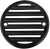 Joker Machine Points Cover - Finned - 2 Hole - Black Anodized/Silver 02-98TC