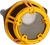 Arlen Ness Method Clear Series Air Cleaner - Gold 18-175