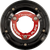 Trask Derby Cover With Power Plate - Black/Red - Kit - '18-'25 Softail TM-0052-BK-RD